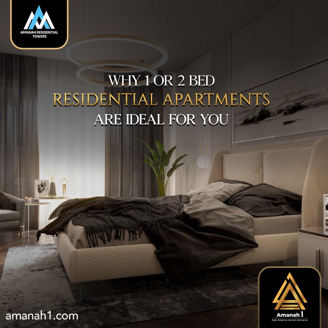 why 1 or 2 bed residential apartments are perfect for you