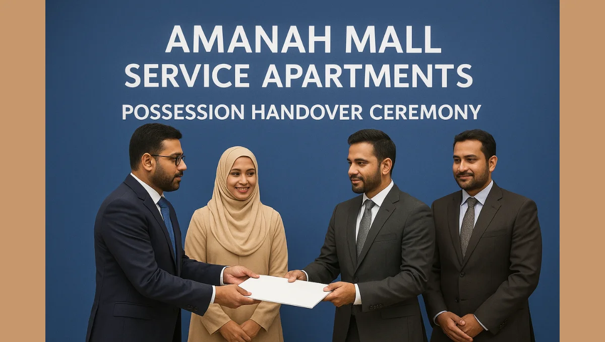 Amanah Mall Service Apartments Possession Handover Ceremony