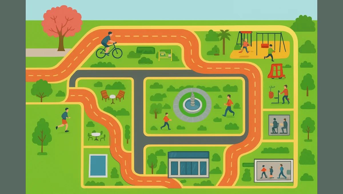 Amanah Residential Towers: Rooftop Jogging and Cycling Track for a Healthy Lifestyle