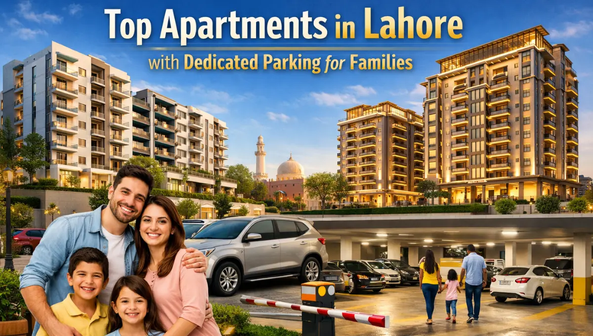 Top Apartments in Lahore with Dedicated Parking for Families